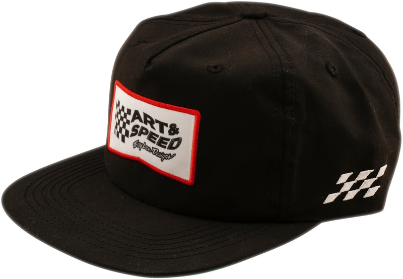 Troy Lee Designs Unstructured Snapback Winners Circle Cap Schwarz
