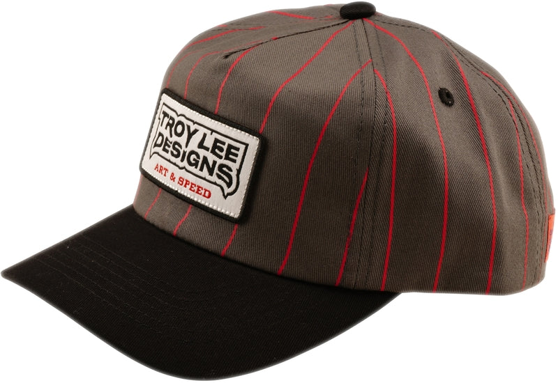 Troy Lee Designs Curved Snapback Medieval Cap Grau/Rot