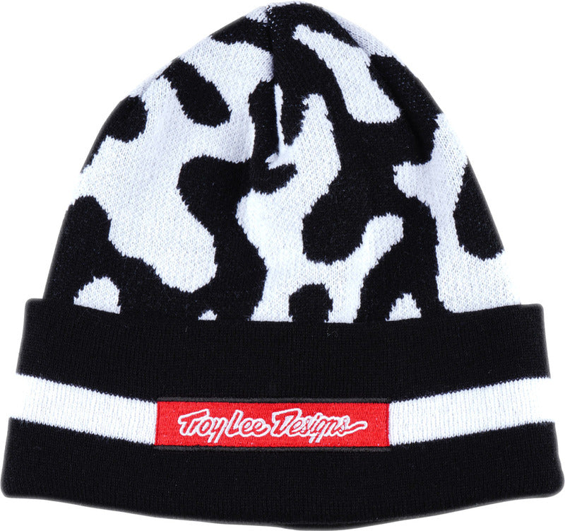 Troy Lee Designs Flow Camouflage Mütze Schwarz/Weiß