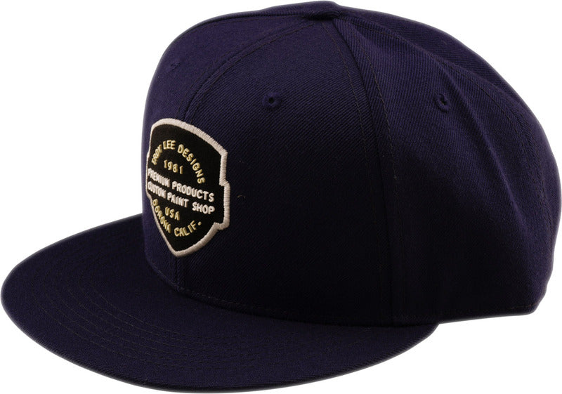 Troy Lee Designs Flat Bill Snapback Imprint Cap Indigo