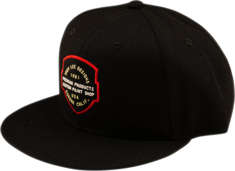 Troy Lee Designs Flat Bill Snapback Imprint Cap Schwarz