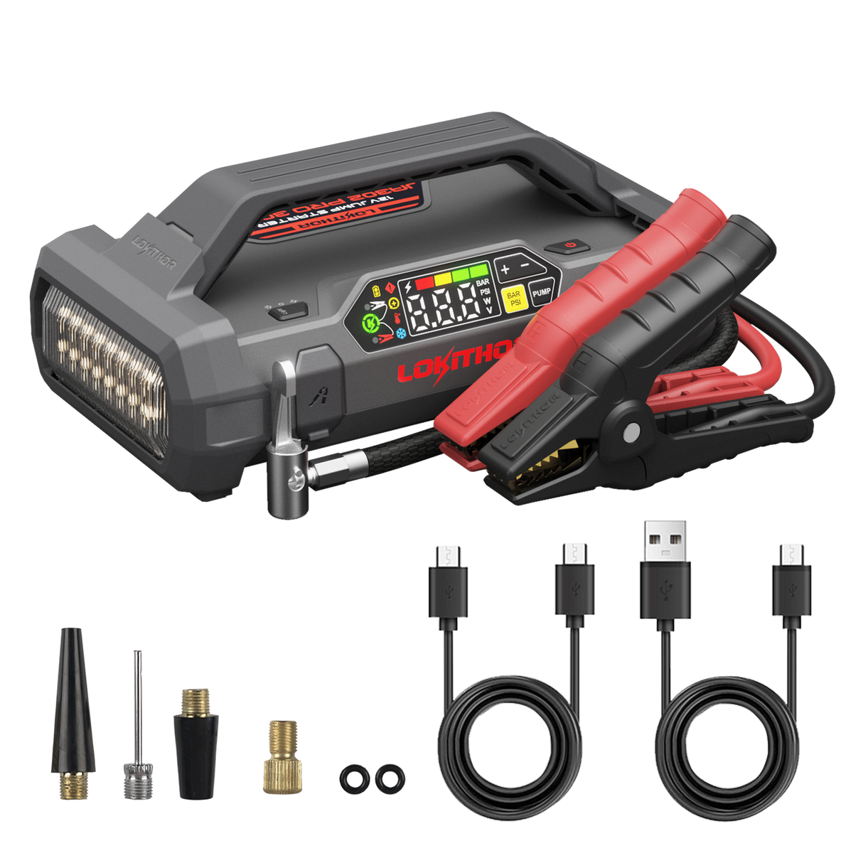 LOKITHOR JA302 PRO Motorrad Starthilfe 3000A