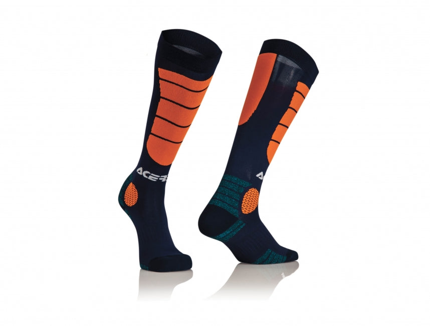 ACERBIS Socken MX Impact - Blau/Orange