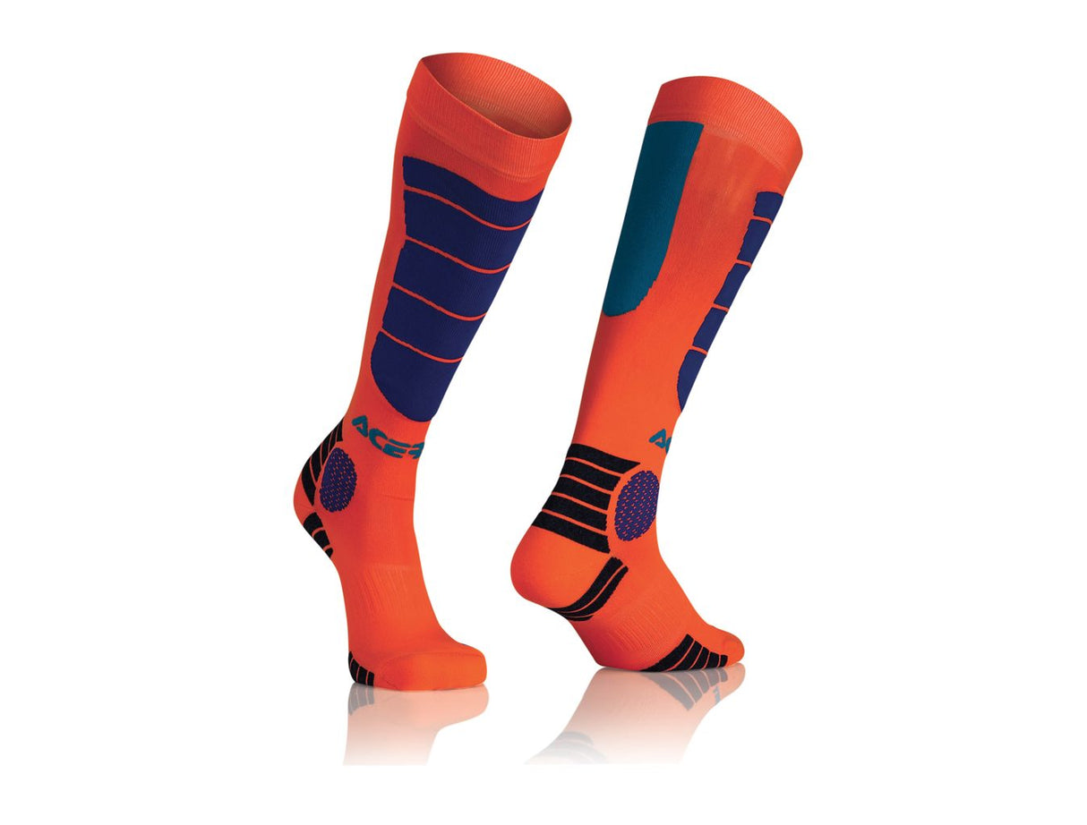 ACERBIS Socken Kinder MX Impact - Orange/Blau