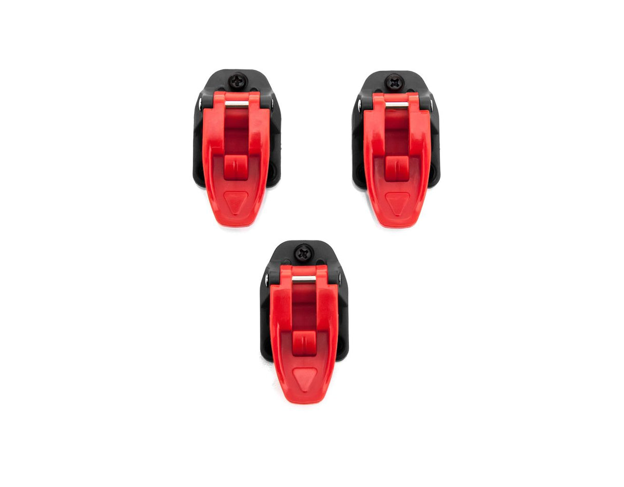 ACERBIS Ersatzschnallen Set Boots Adventure - Rot/Schwarz