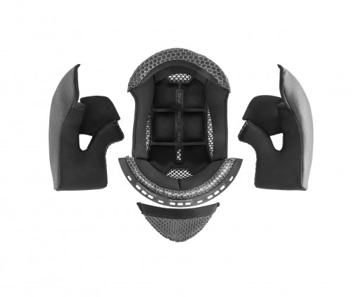 ACERBIS FS-807 Helmfutter und Wangenpolster - Schwarz