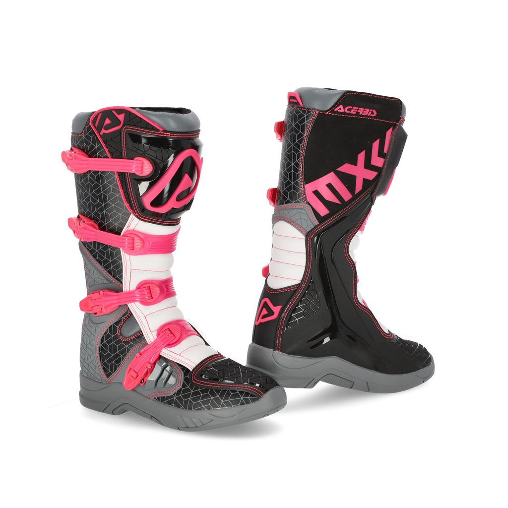 ACERBIS MX- Offroad Stiefel X-Team - Schwarz/Lila