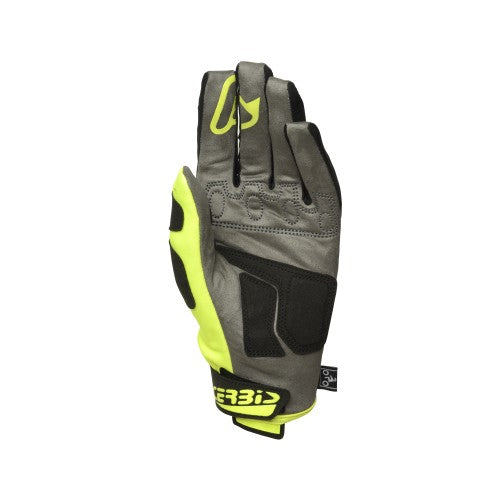 ACERBIS MX-WP Homologierter Motocross/Enduro Handschuhe - Schwarz/Gelb