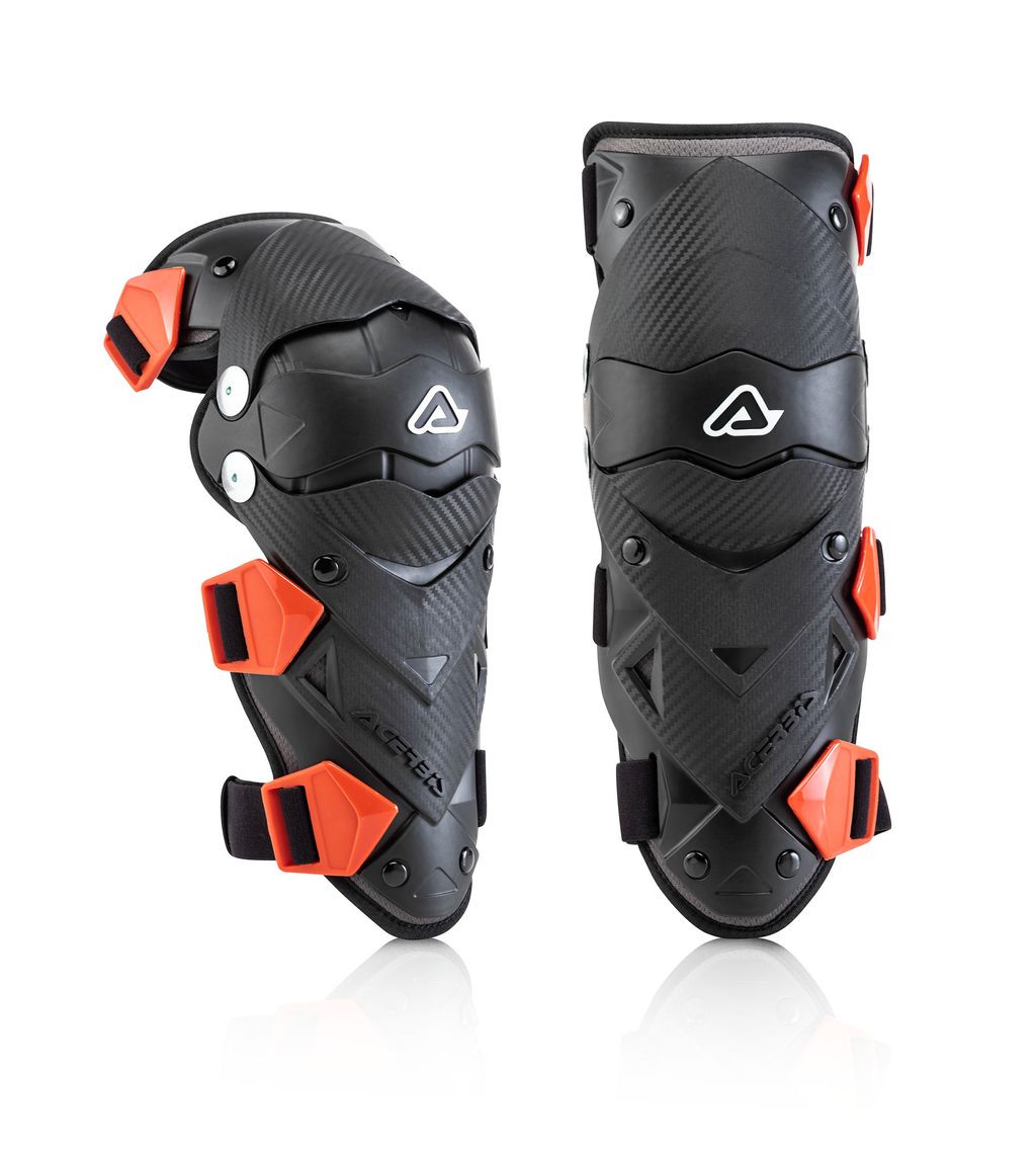 ACERBIS Junior Knieschützer Impact - Schwarz/Rot