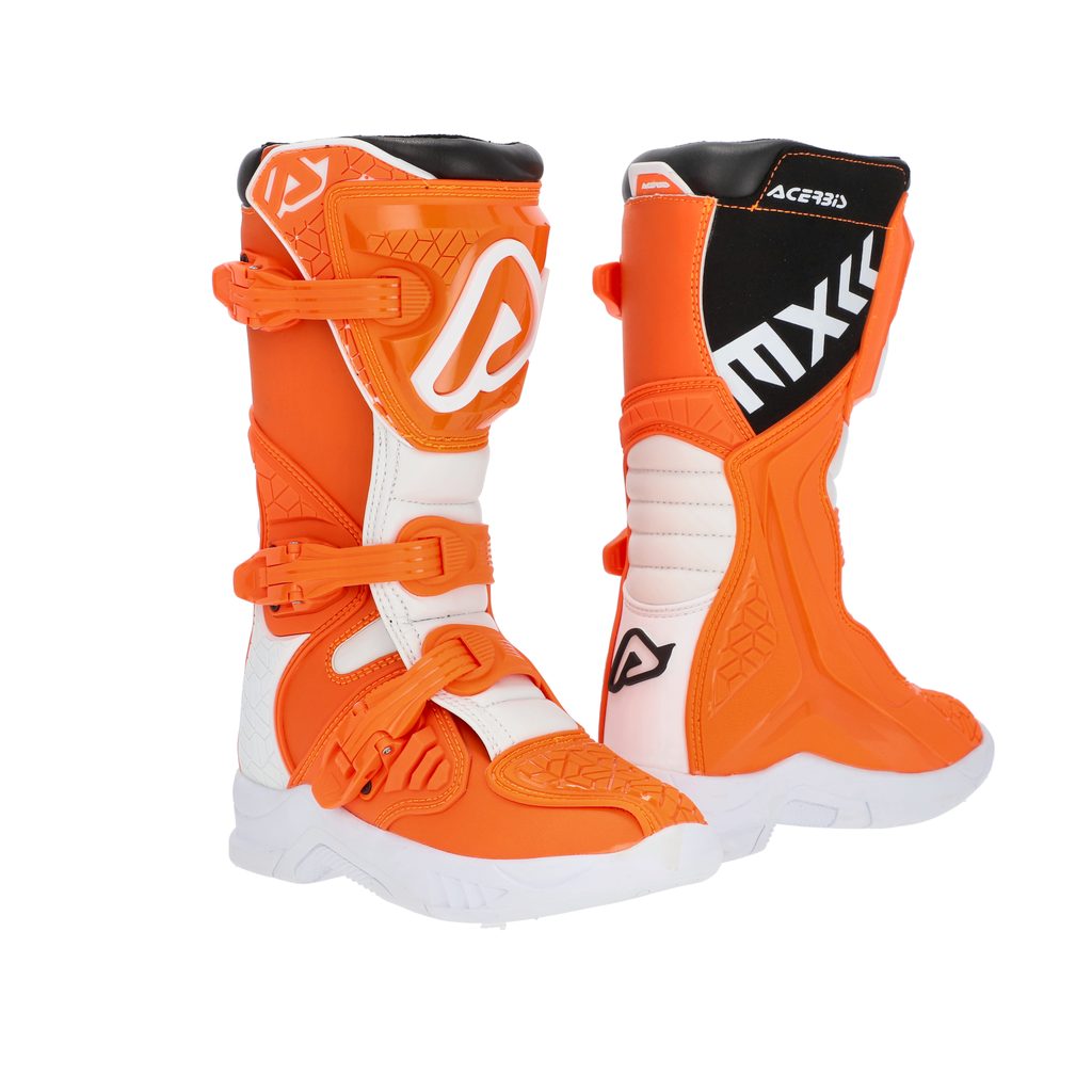 ACERBIS MX- Offroad Kinderstiefel X-Team - Orange/Weiß