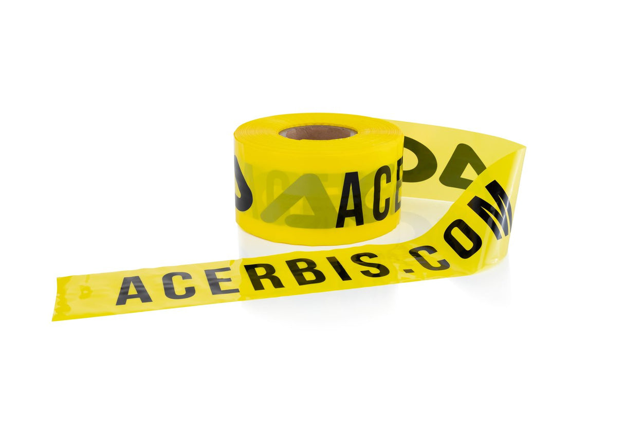 ACERBIS Absperrband - Acerbis.com - 250 m - Gelb
