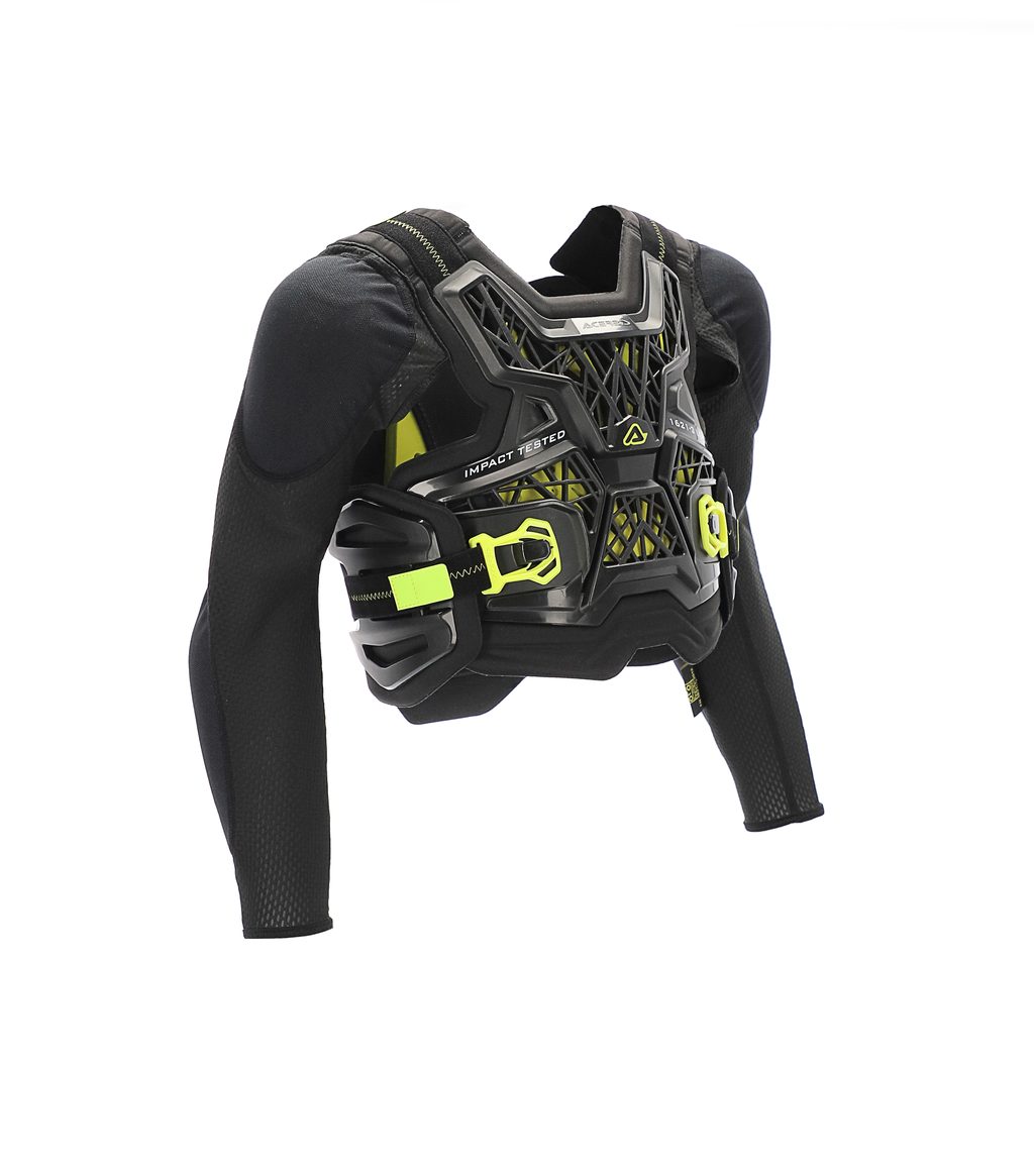 ACERBIS Kinder Protektorenjacke Specktrum - Schwarz/Gelb
