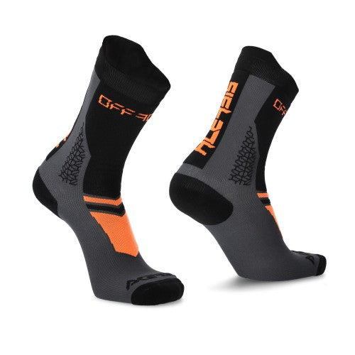 ACERBIS MTB Track Socks - Schwarz/Orange