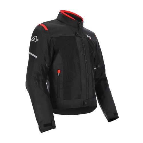 ACERBIS Jacke On Road Ruby - Schwarz/Rot