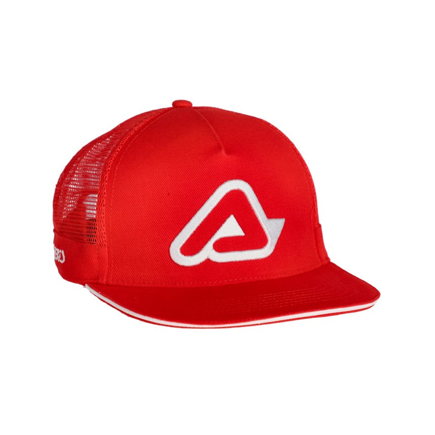 ACERBIS Cap C Logo - Rot/Weiß