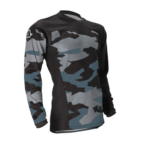 ACERBIS Enduro/MX Jersey X-Duro Winter - Schwarz/Grau