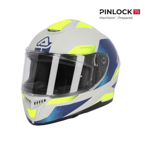 ACERBIS Integralhelm Krapon 2206 - Grau/Blau