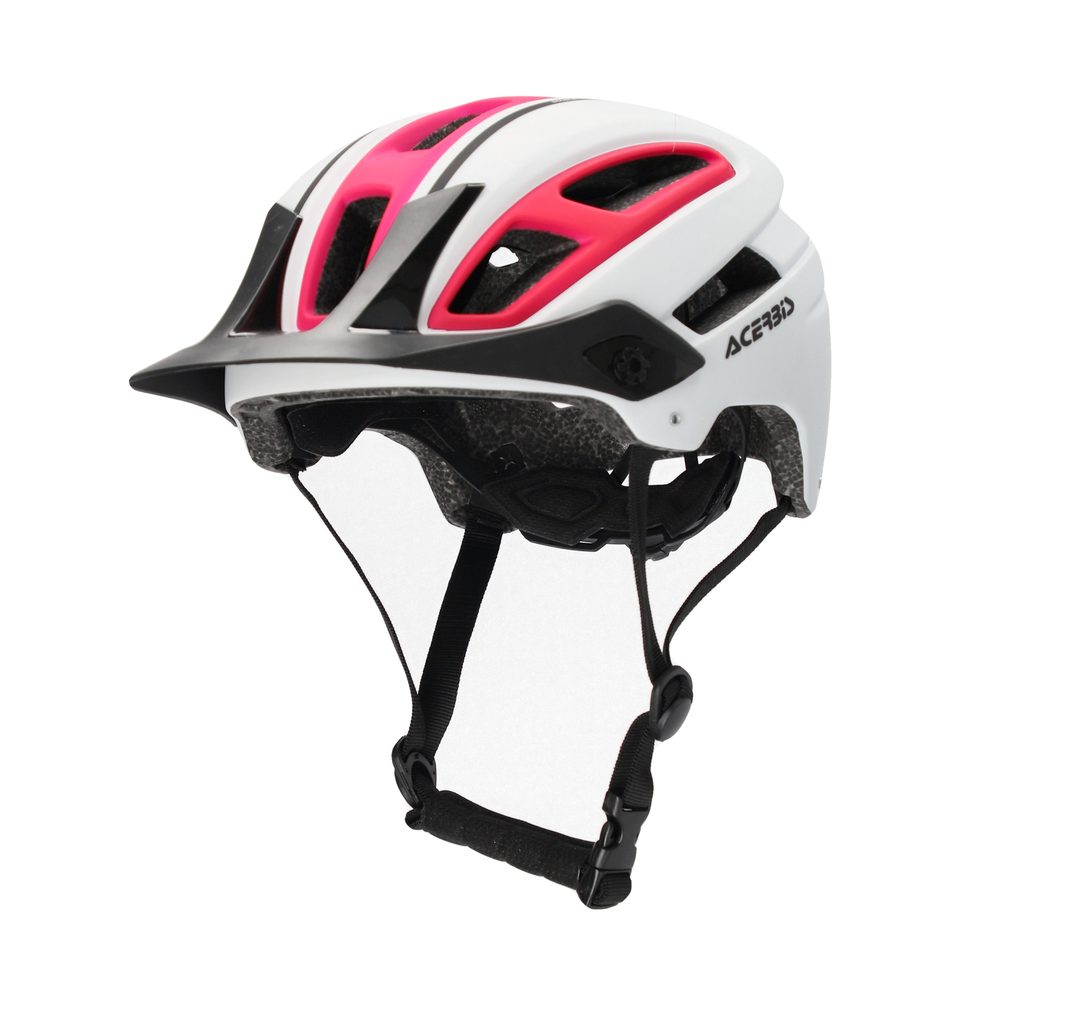 ACERBIS MTB Helm Doublep - Weiß/Lila