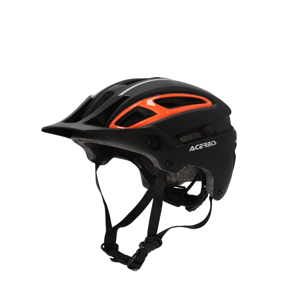 ACERBIS MTB Helm Doublep - Schwarz/Orange
