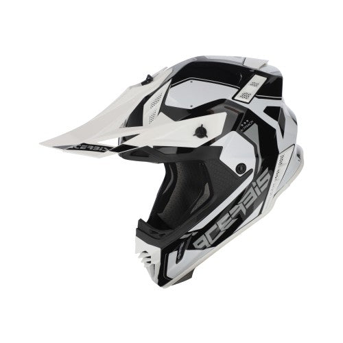 ACERBIS MX- Enduro Helm X-Track 22-06 - Schwarz/Weiß