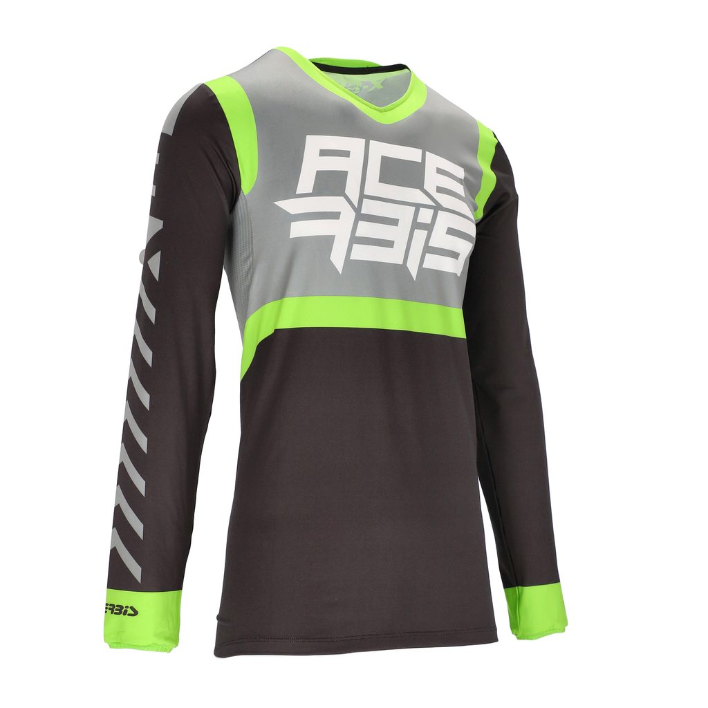 ACERBIS Motocross Jersey K-Flex Five - Schwarz/Grün