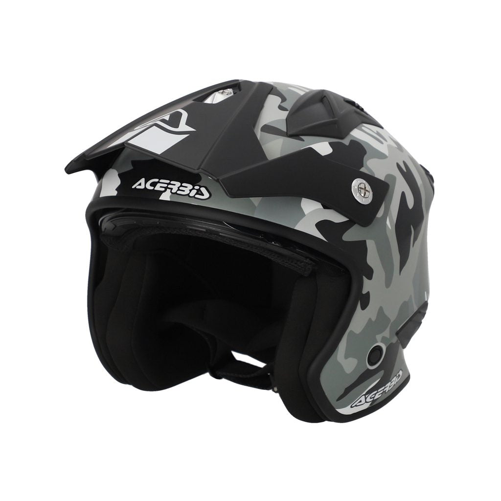 ACERBIS Jet Helm Aria 2206 - Grün/Braun