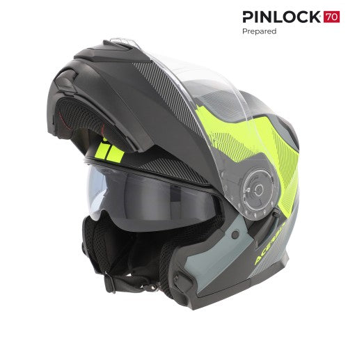 ACERBIS Modular Helm Serel - Schwarz/Gelb