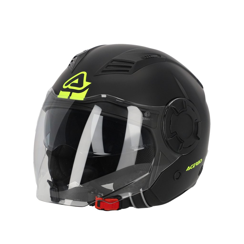 ACERBIS Jet Helm Vento - Schwarz 2