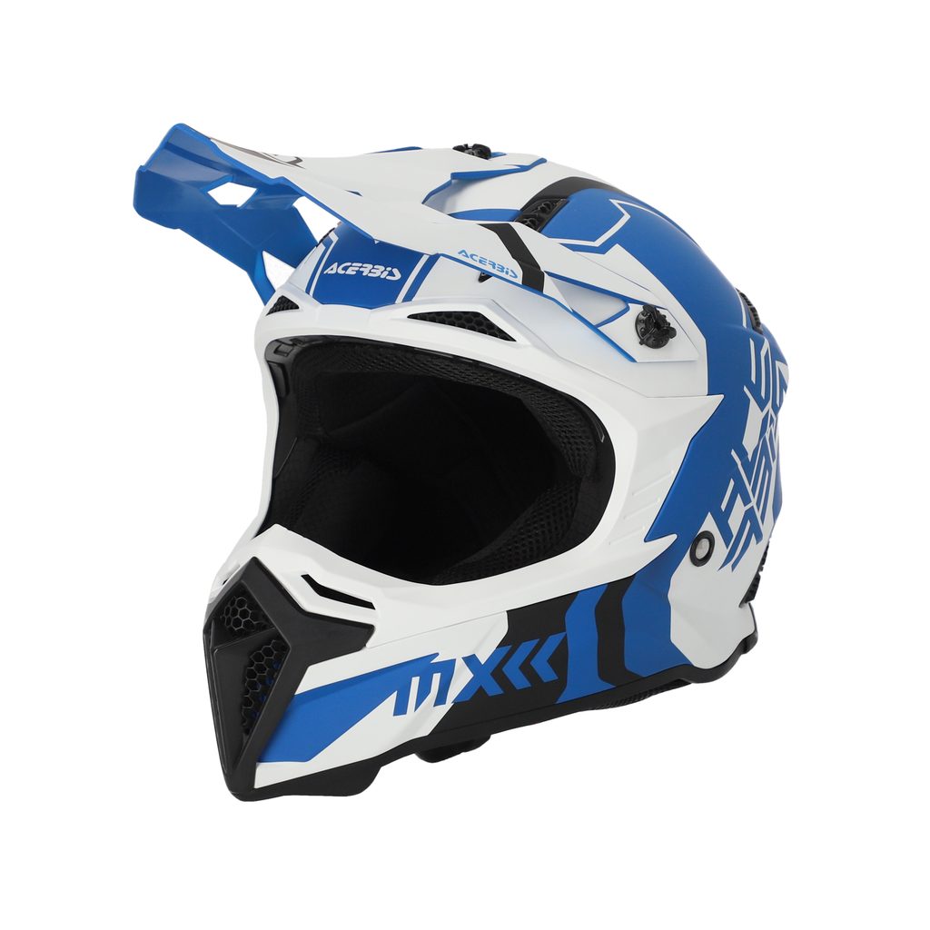 ACERBIS MX- Enduro Helm Profile 5 - Weiß/Blau