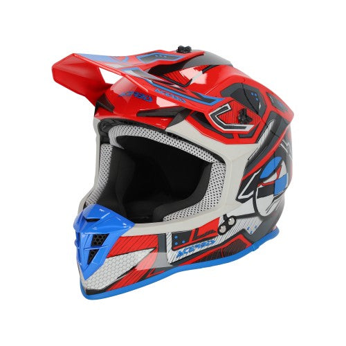 ACERBIS MX- Enduro Helm Linear - Rot/Blau