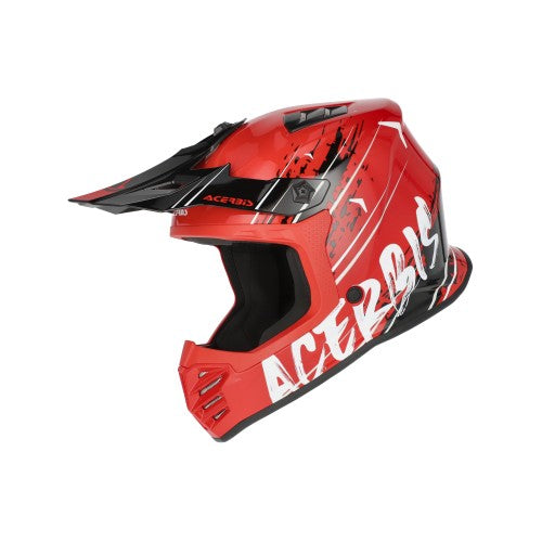 ACERBIS Profil MX- Enduro Junior Helm - Rot/Schwarz