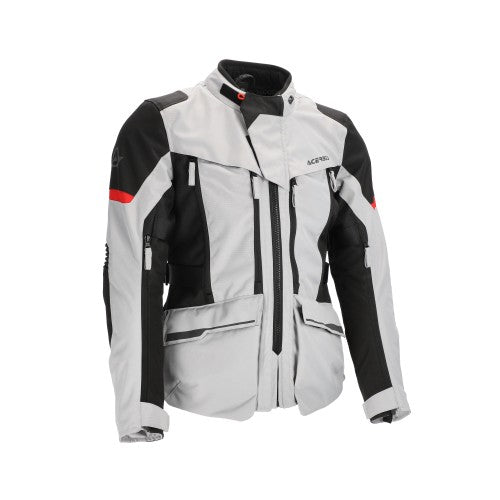 ACERBIS Jacke X-Rover Lady - Grau/Rot