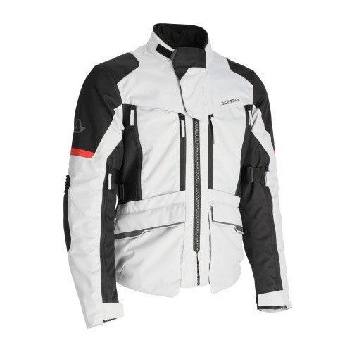 ACERBIS Jacke X-Rover - Grau/Rot