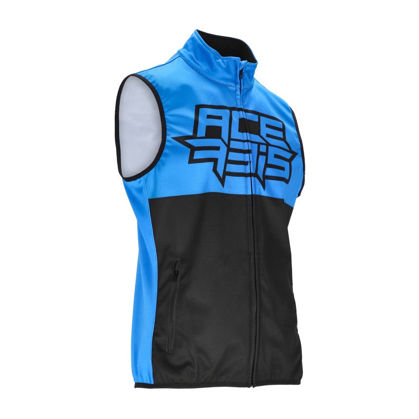 ACERBIS Softshell Weste MX-Linear - Schwarz/Blau
