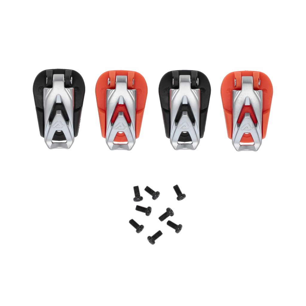 ACERBIS Ersatzschnallen Set Boots Whoops - Orange/Schwarz