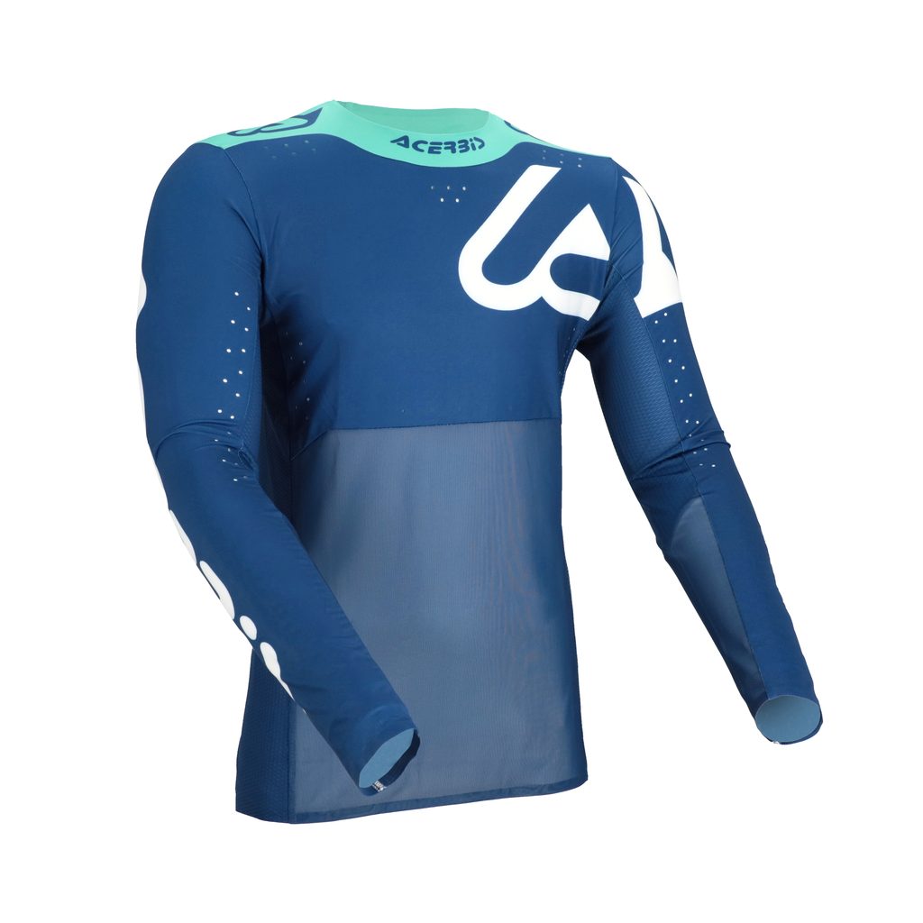 ACERBIS Motocross Jersey X-Flex 2.0 Anaheim - Blau/Weiß