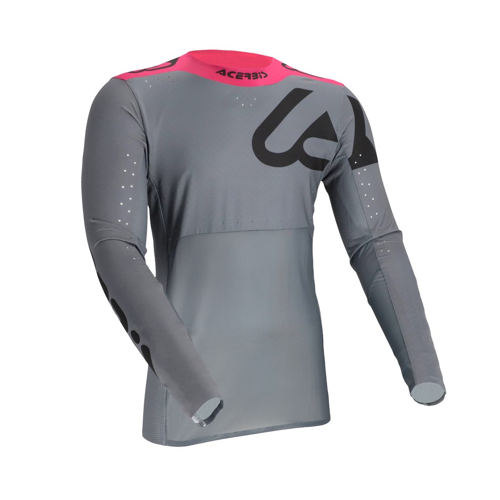 ACERBIS Motocross Jersey X-Flex 2.0 Anaheim - Grau/Schwarz