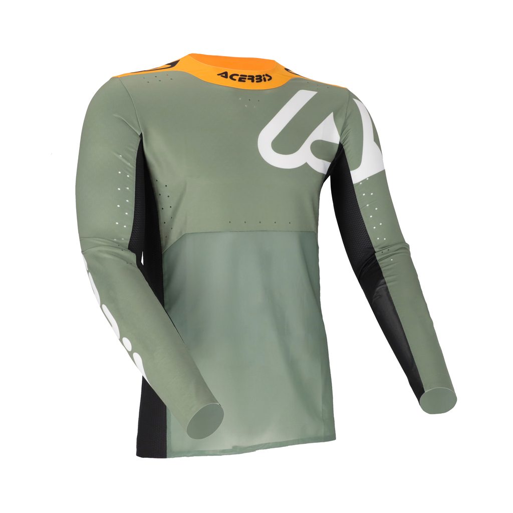 ACERBIS Motocross Jersey X-Flex 2.0 Anaheim - Schwarz/Grün