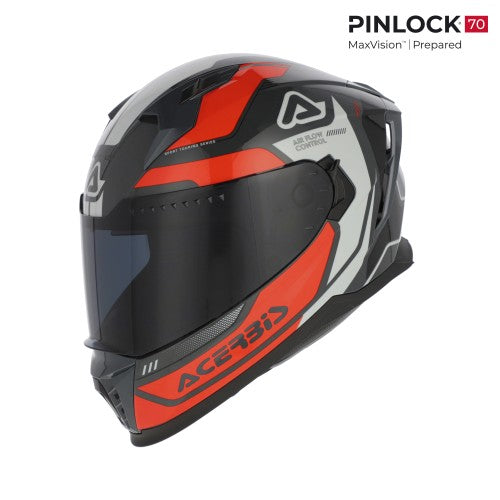 ACERBIS Integralhelm X-Way - Orange/Grau