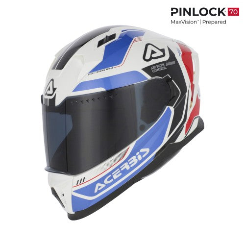 ACERBIS Integralhelm X-Way - Weiß/Blau