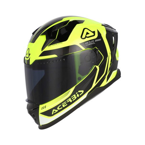 ACERBIS Integralhelm X-Way - Fluo Gelb/Schwarz