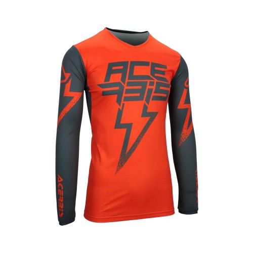ACERBIS Motocross Jersey X-Flex Blizzard - Orange/Grau