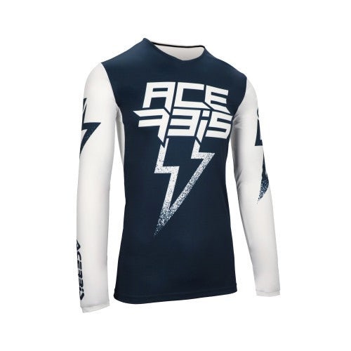 ACERBIS Motocross Jersey X-Flex Blizzard - Blau/Weiß