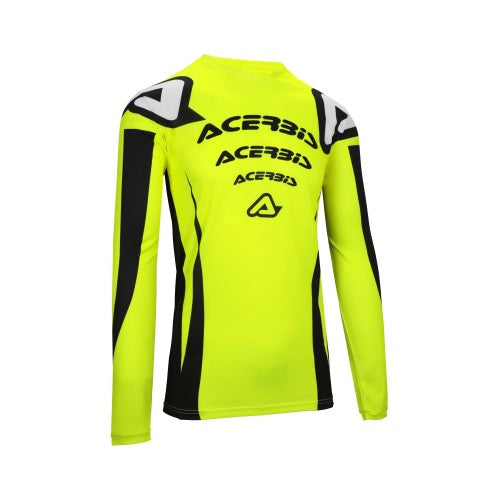 ACERBIS Motocross Jersey MX J-Track ASCAR - Gelb/Schwarz