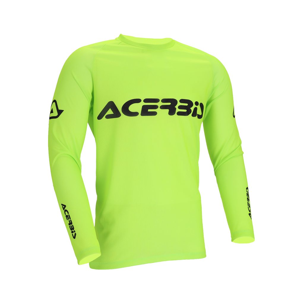 ACERBIS Motocross Vented Jersey J-Windy Limlight - Grün/Schwarz