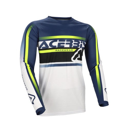 ACERBIS Motocross Jersey Linear Lugo - Blau/Gelb