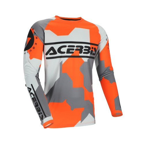 ACERBIS Motocross Jersey Liniar Sumbawa - Orange/Grau