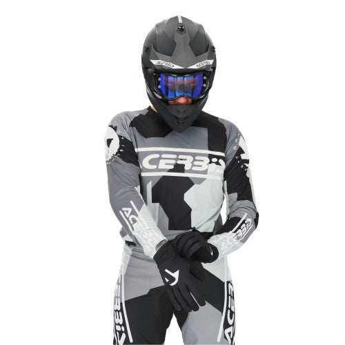 ACERBIS Motocross Jersey Liniar Sumbawa - Schwarz/Grau