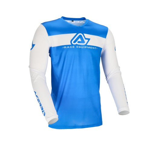 ACERBIS Motocross Jersey MX J-Track INC. 2.0 - Weiß/Blau
