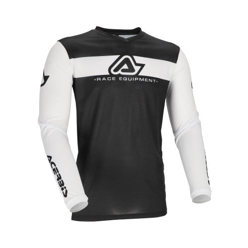 ACERBIS Motocross Jersey MX J-Track INC. 2.0 - Weiß/Schwarz